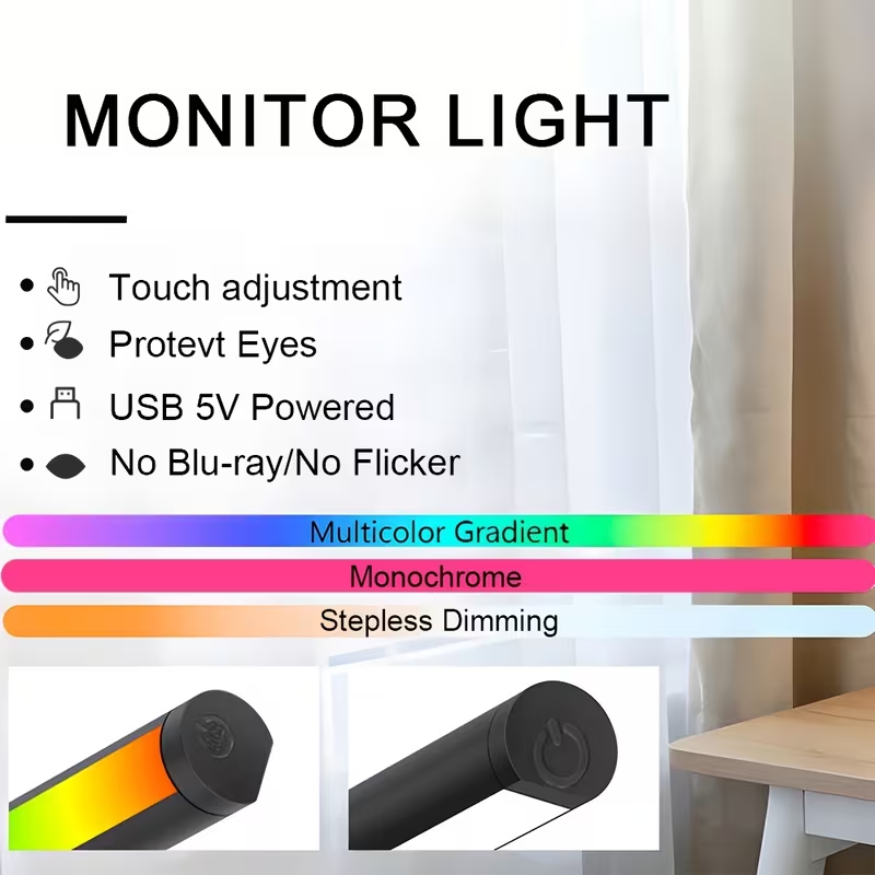 โคมไฟ LED สำหรับหน้าจอคอมพิวเต - Desk Setup Lamp บทวิจารณ์และราคา