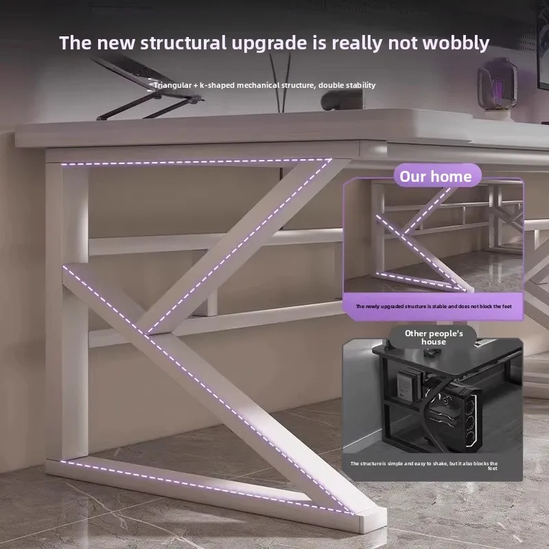 โต๊ะคอมพิวเตอร์สำหรับสองคน โต๊ - Desk Setup L Shaped บทวิจารณ์และราคา